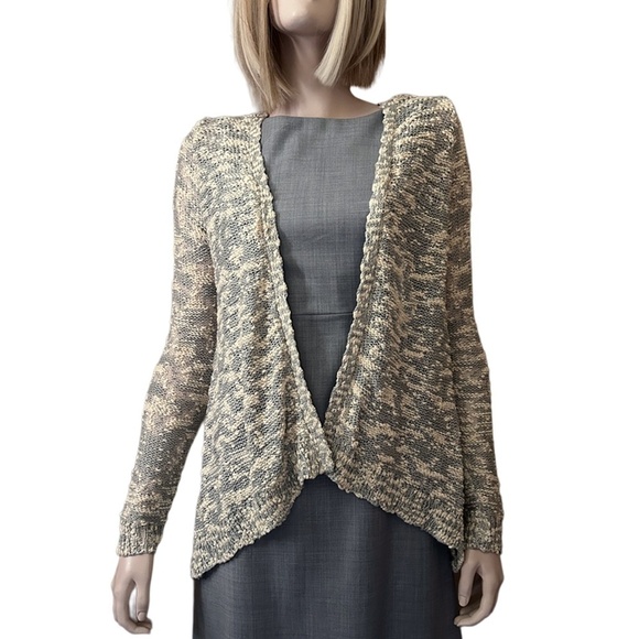 Nordstrom Olivia Sky Cardigan Sweater Popcorn Knit Chunky Open Front Duster - Picture 2 of 12